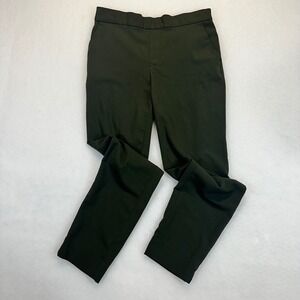 Banana Republic Hayden Tapered Ankle Pants Olive Green Elastic Back Women's 4